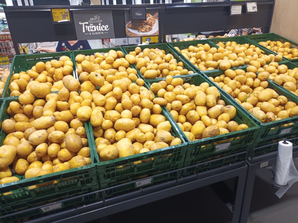 Podíl dovozu na domácí spotřebě konzumních brambor je stále velmi vysoký